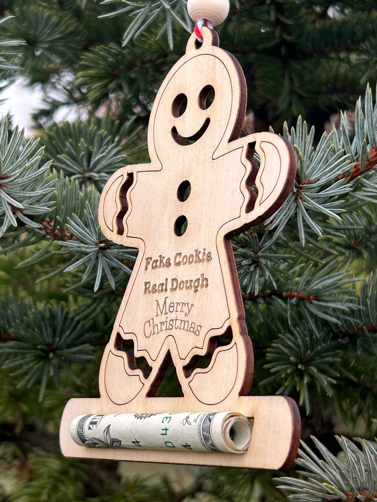 Ornament - Cash Holder - Gingerbread