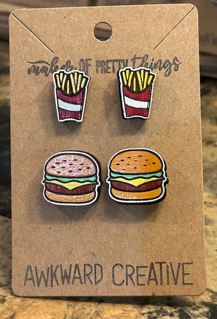 Hamburger and Fries