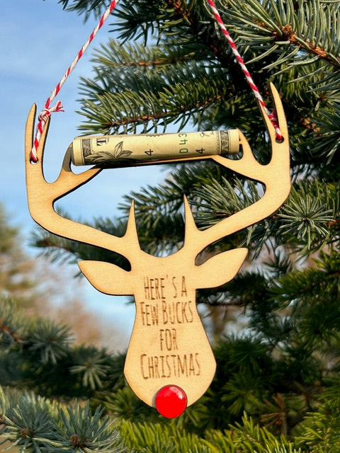 money holder christmas tree ornaments Ornament - Cash Holder