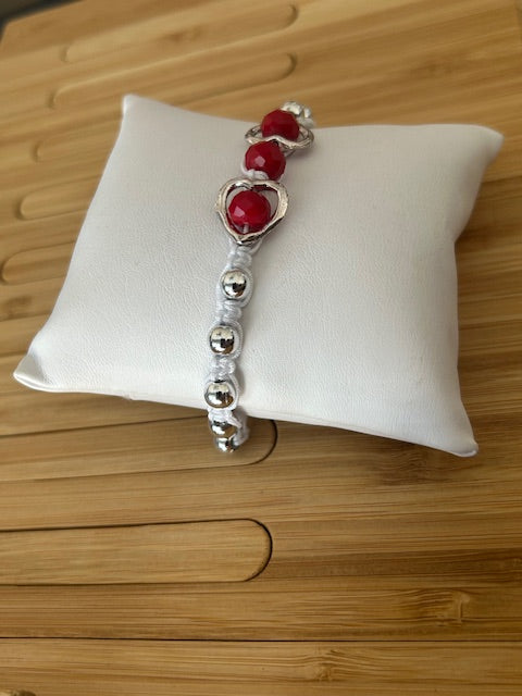Silver Heart Bracelet