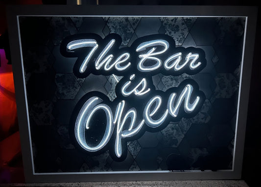 Sign - The Bar is Open - The Paige