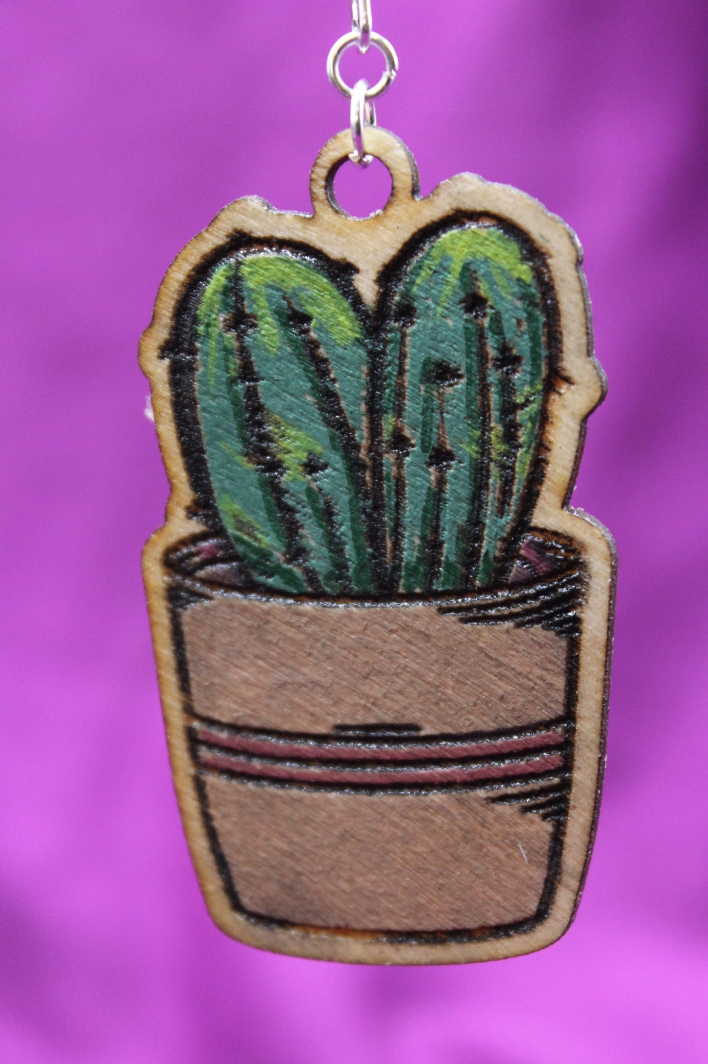 Earrings - Cactus