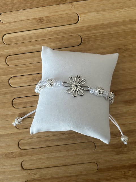 Silver Daisy Bracelet