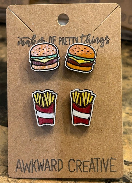 Hamburger and Fries